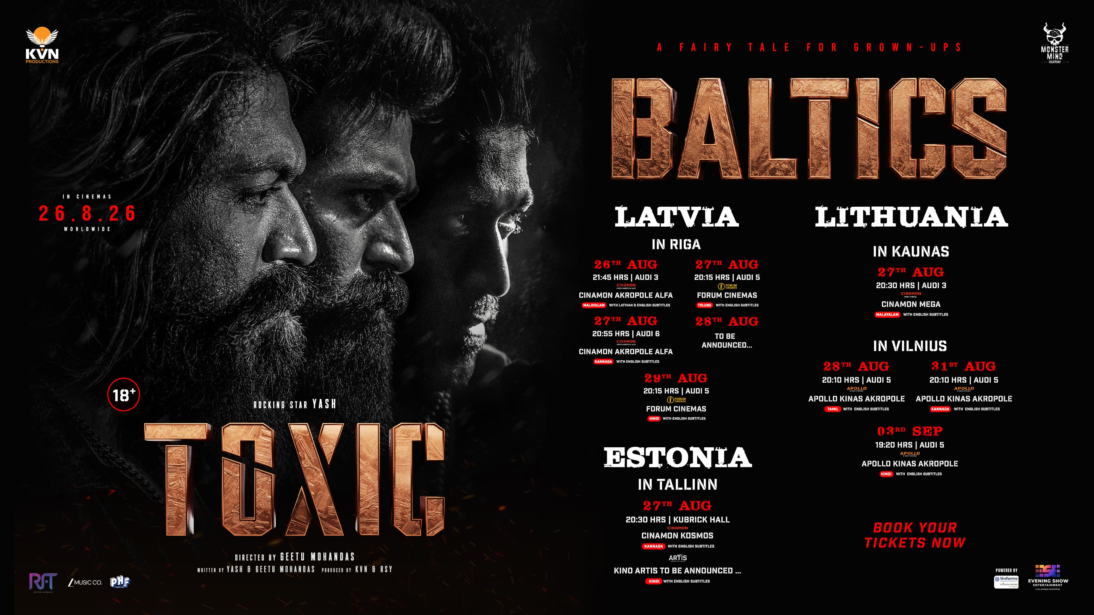 Toxic movie screening artwork